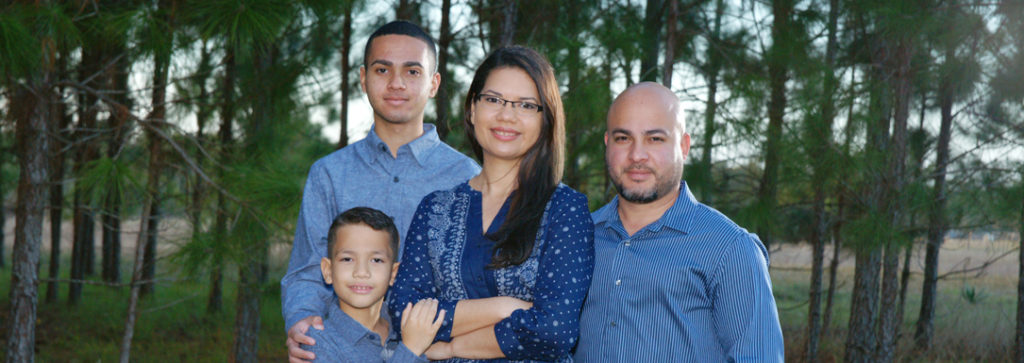 Emily Bonilla and her family