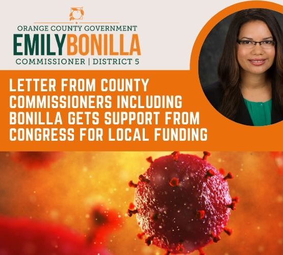 Letter from County  Commissioners Including Bonilla gets support from Congress for Local Funding