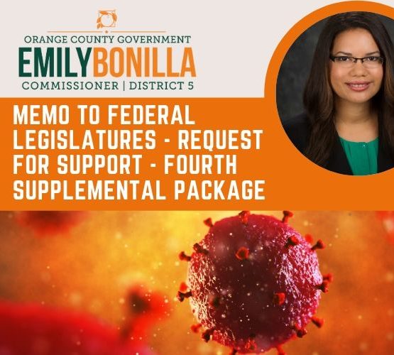 Memo to Federal Legislatures - Request for Support - Fourth Supplemental Package