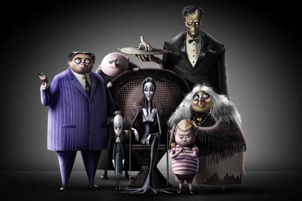 Addams family cartoon