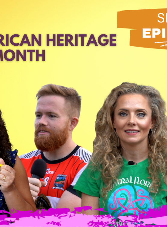 Featured image of Irish-American Heritage Month episode of Emily Tells All host and guests.