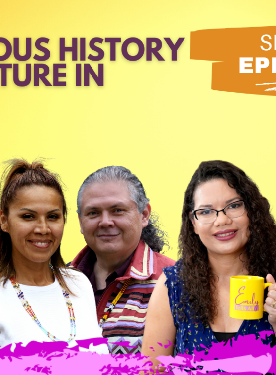 Featured image of host and guests of Emily Tells All Indigenous History and Culture in Florida episode.
