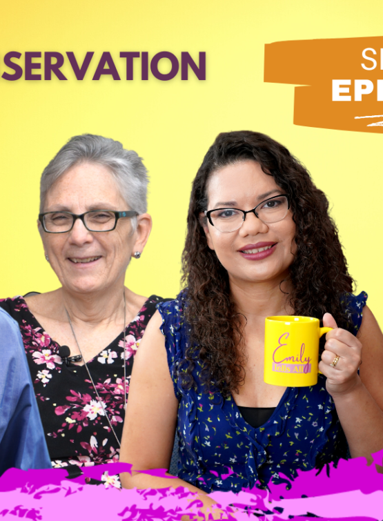 Featured image of host and guests of Emily Tells All Land Conservation episode.