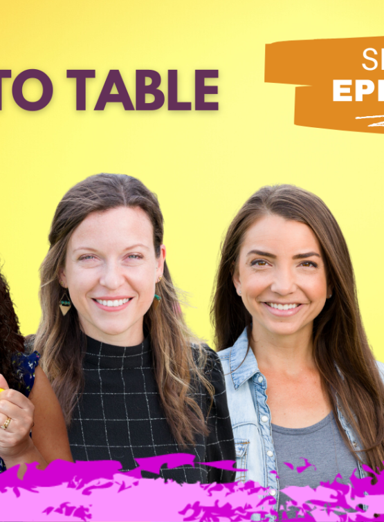 Featured image of host and guests of Emily Tells All Farm to Table episode.