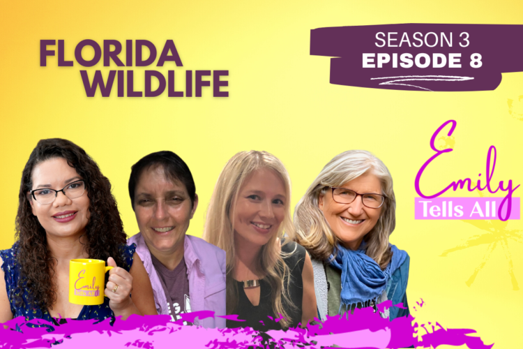 Featured image of Emily Tells All Florida Wildlife episode host and guests.