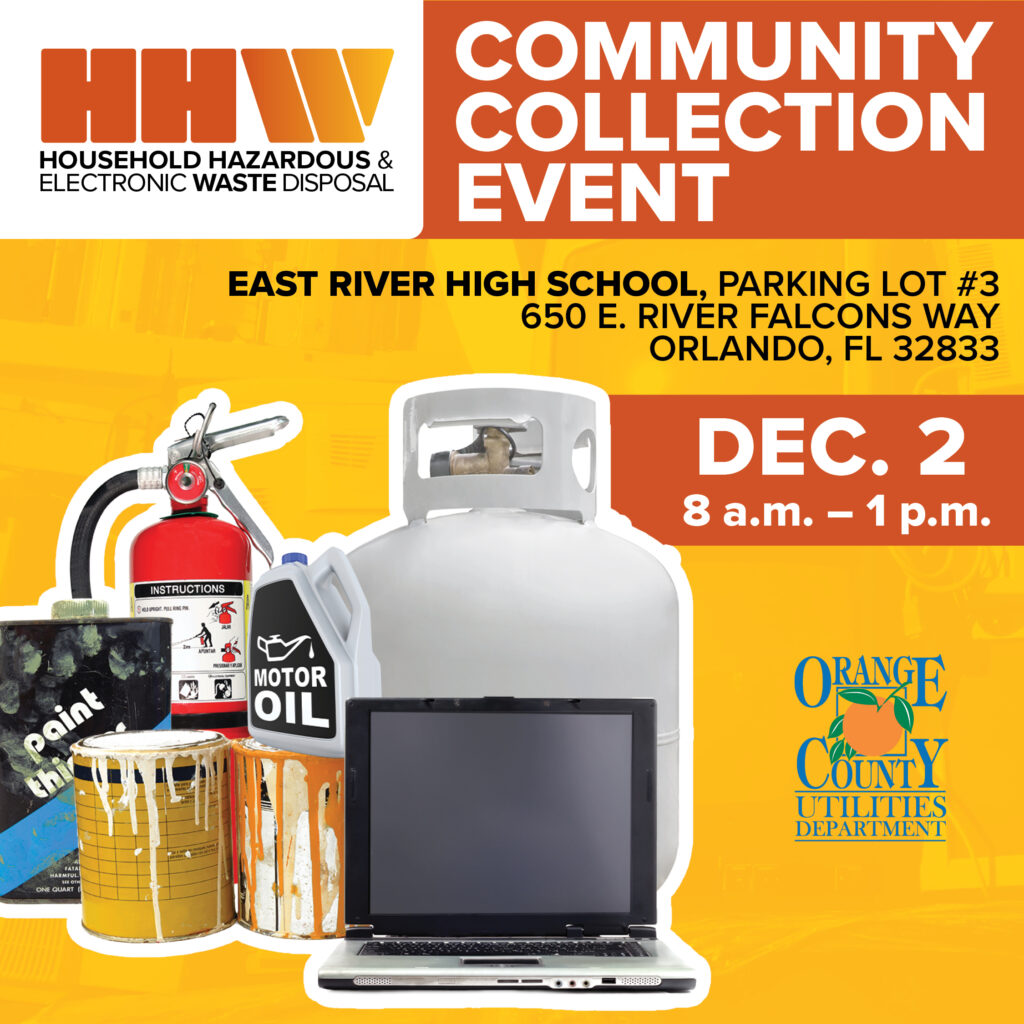 Community Collection Event Dec 2 at East River High School from 8 am - 1 pm 