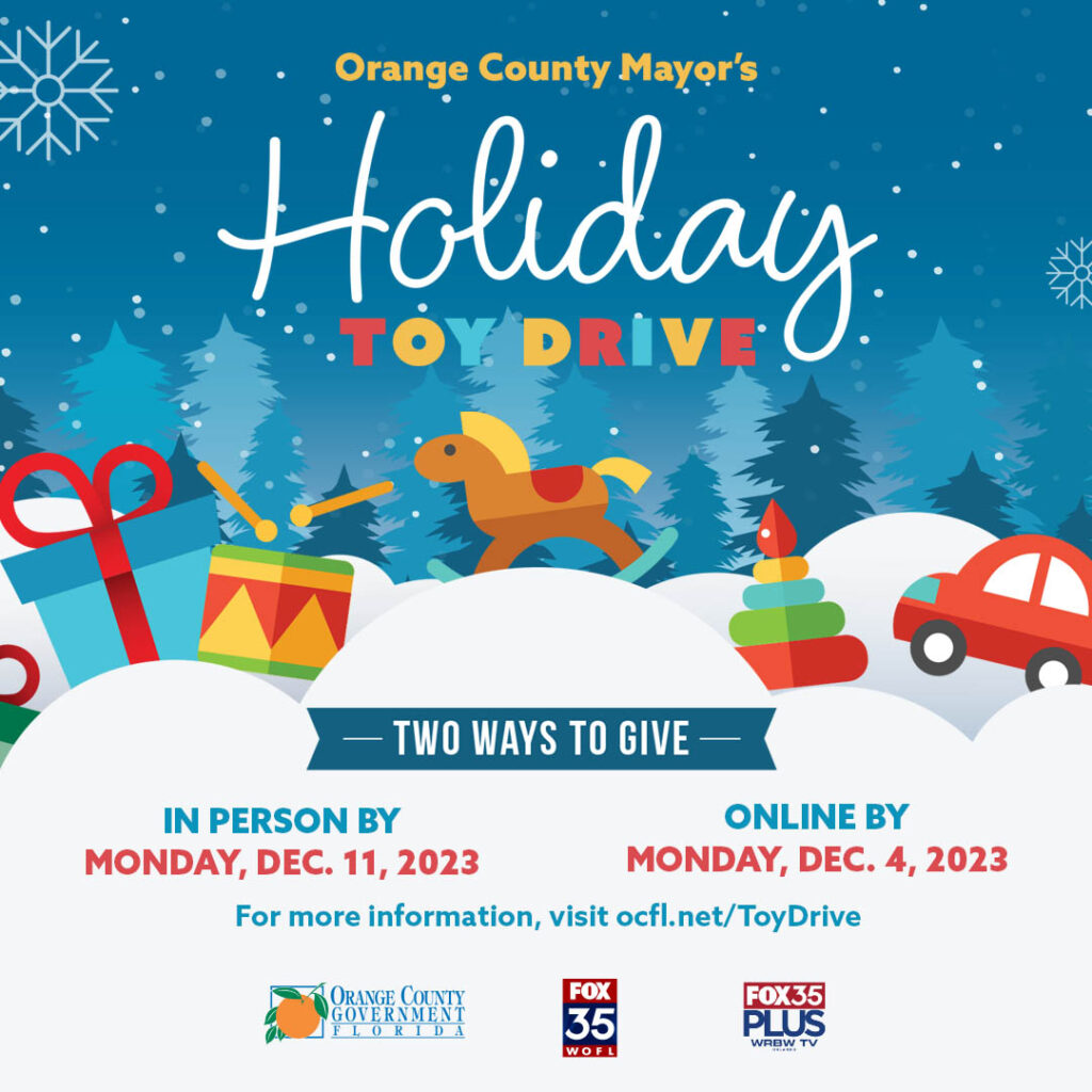 Mayors Holiday Toy Drive Flyer