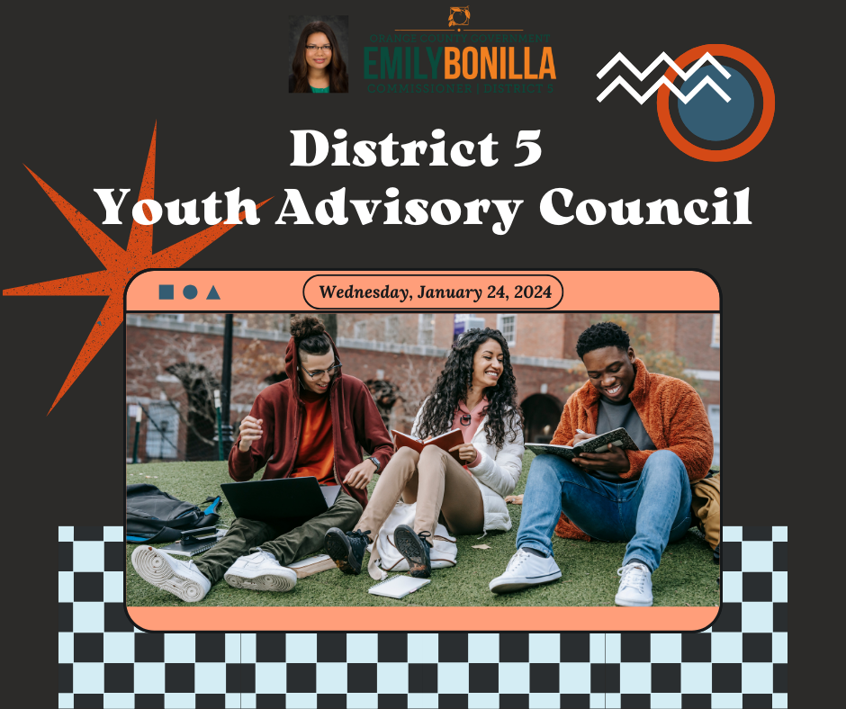 District 5 Youth Advisory Council meeting on Wednesday, January 24, 2024.