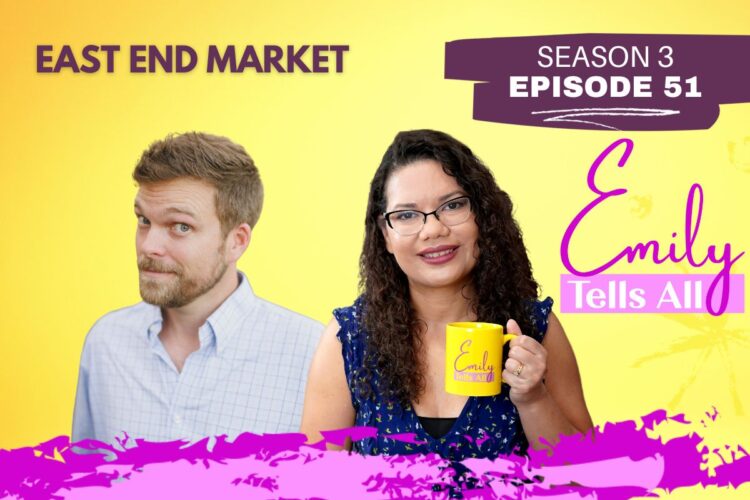 Featured image of Emily Tells All Local Food Markets episode host and guests.