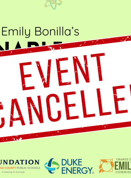 cancelled event post for science fair