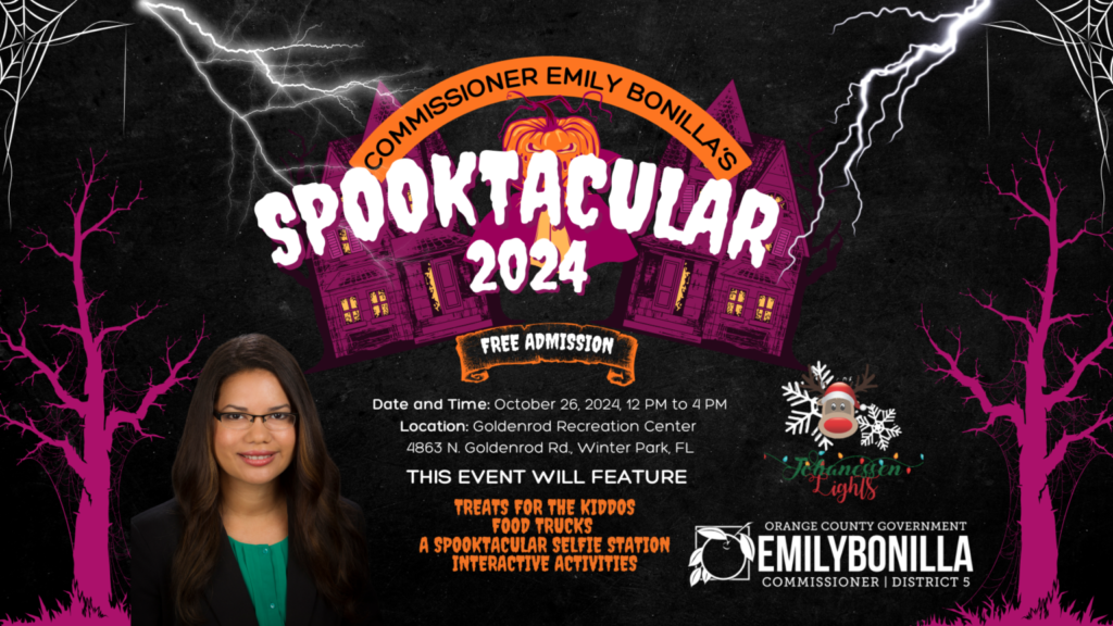 image of a flyer for the 2024 Spooktacular