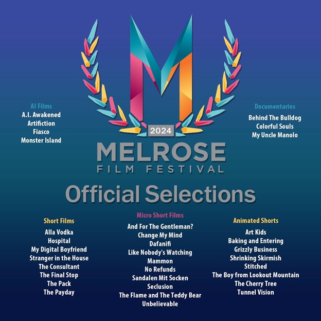 image of the flyer for Melrose Film Festival